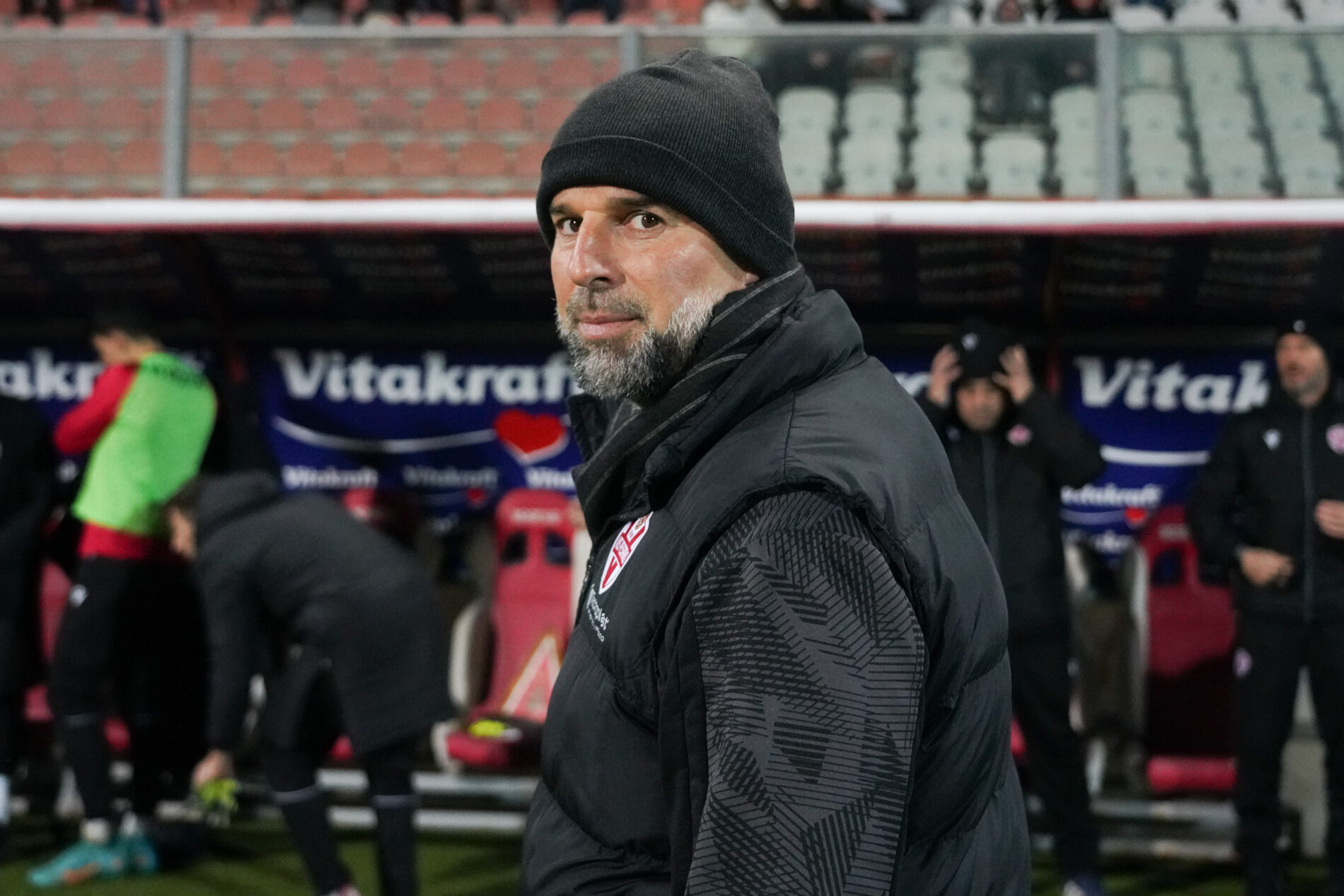 roberto stellone (coach vis pesaro) during Perugia vs Vis Pesaro, Italian football Serie C match in Perugia, Italy, February 07 2025