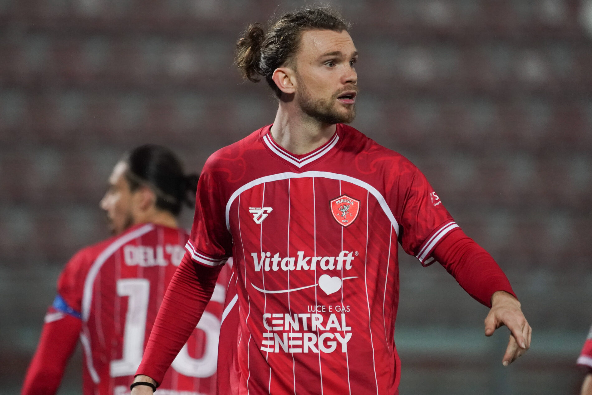 federico giraudo (n.98 perugia calcio) during Perugia vs Torres, Italian football Serie C match in Perugia, Italy, March 11 2025