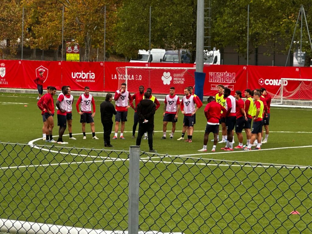 primo allenamento tedesco perugia