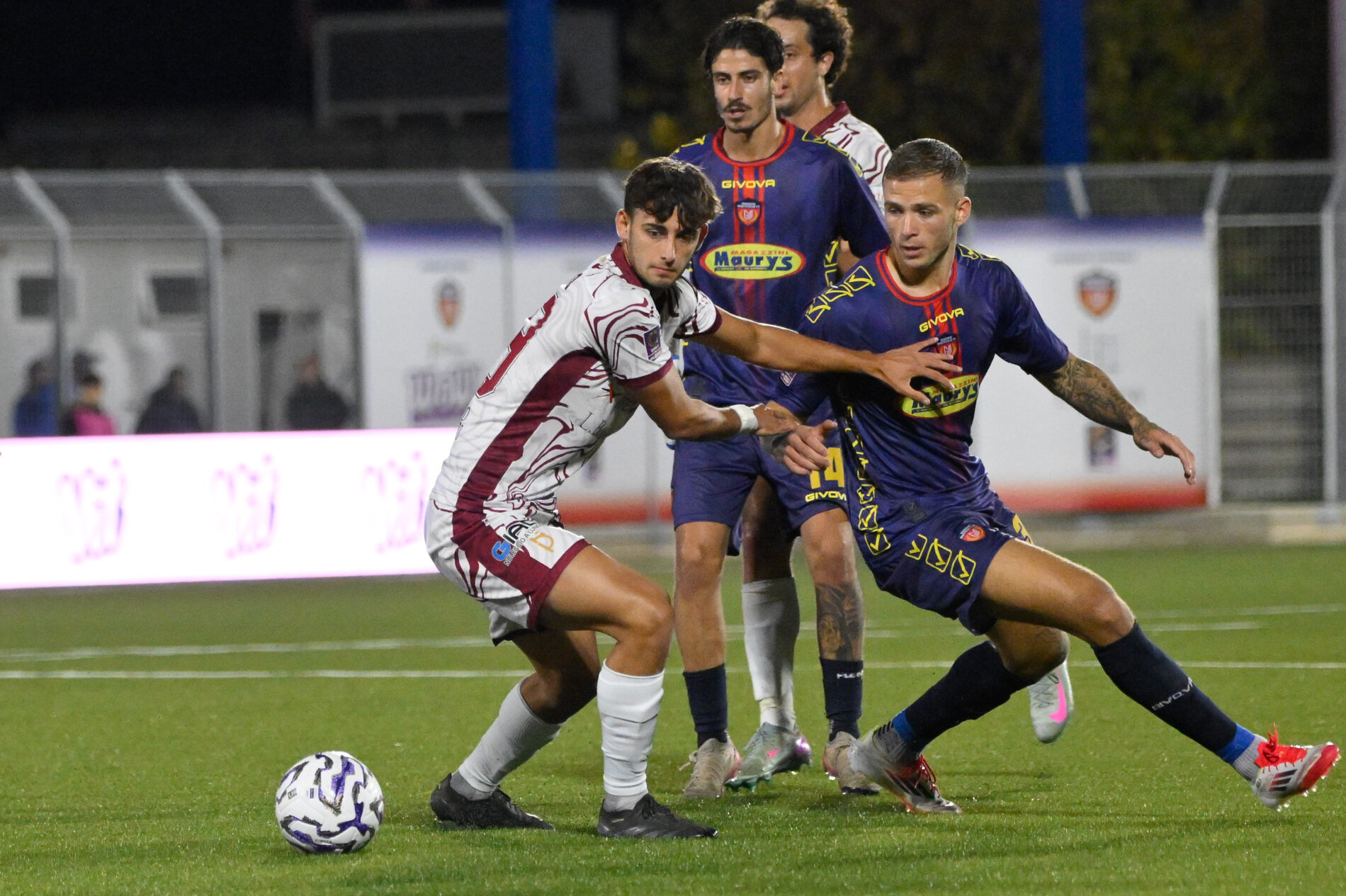Pontederaâ??s Mattia Pretato during the Serie C Sky Wifi 2025/2026 Group B soccer match between Guidonia Montecelio 1937 and US Pontedera at the Guidoniaâ??s City of Air Stadium, Italy - Saturday, November 08, 2025. Sport - Soccer.