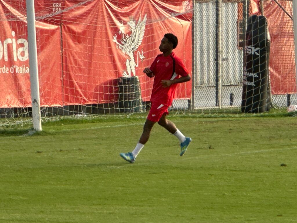 sahib Seha primo allenamento