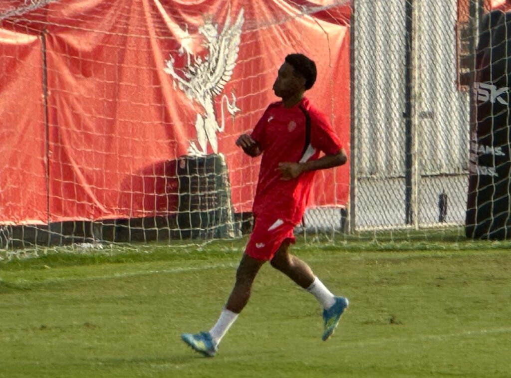sahib Seha primo allenamento