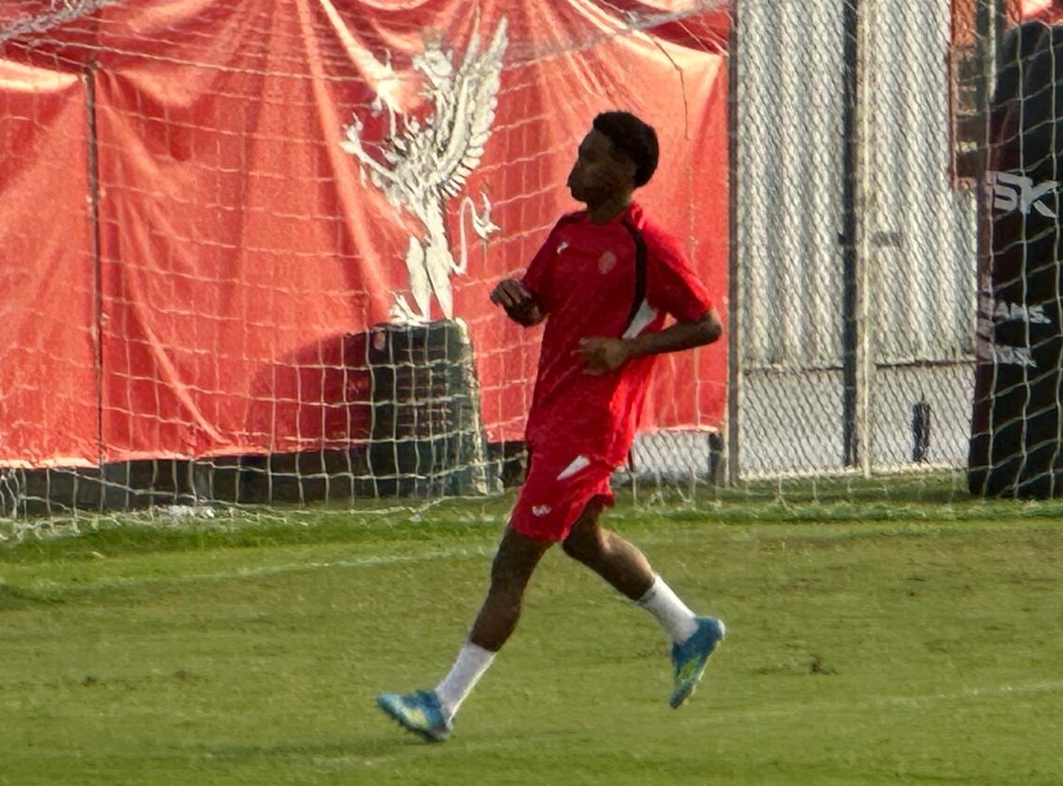 sahib Seha primo allenamento