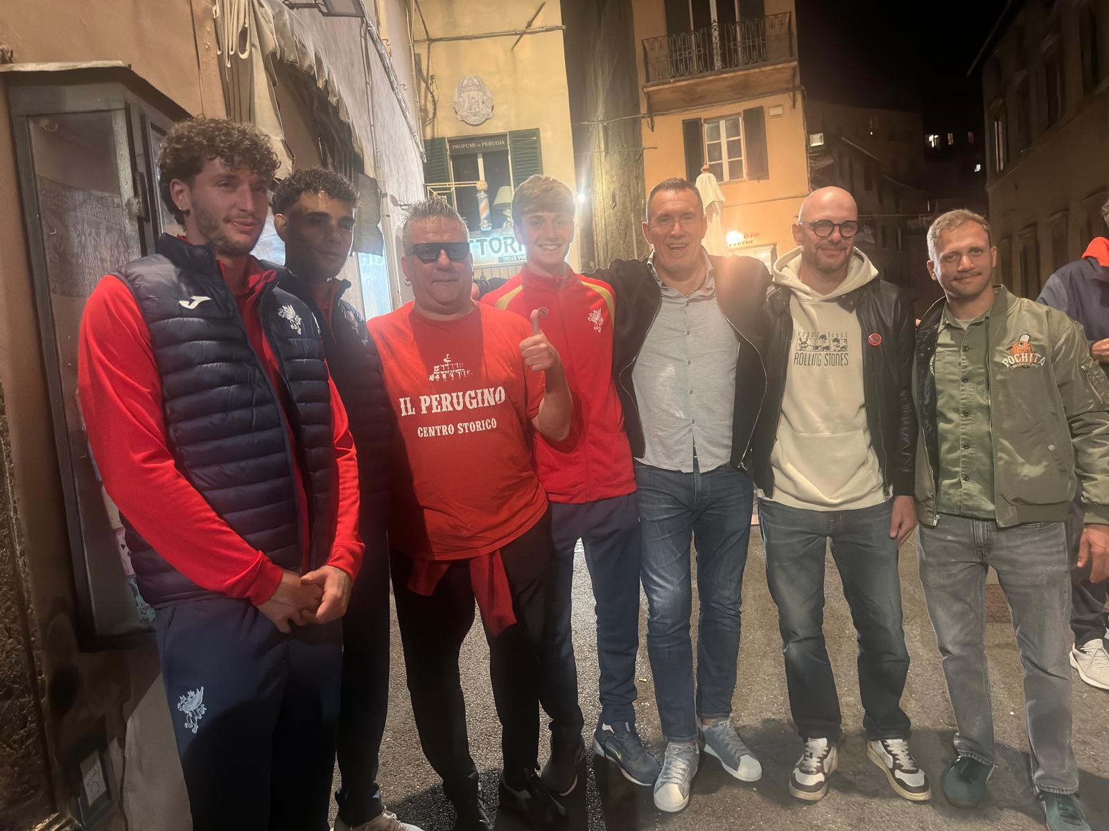 cisco borsoi marchin del ponte peruzzi giorgi borras festa il perugino