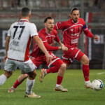 cristian dell' orco (n.15 perugia calcio) federico giraudo (n.98 perugia calcio) during Perugia vs Torres, Italian football Serie C match in Perugia, Italy, March 11 2025