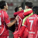 emanuele torrasi (n. 24 perugia calcio) rejoices 1-0 during Perugia vs Torres, Italian football Serie C match in Perugia, Italy, March 11 2025
