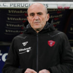 emanuele torrasi (n. 24 perugia calcio) rejoices 1-0 during Perugia vs Torres, Italian football Serie C match in Perugia, Italy, March 11 2025