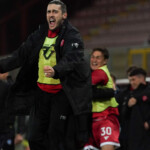 gabriele angella (n.5 perugia calcio)winner of the match during Perugia vs Torres, Italian football Serie C match in Perugia, Italy, March 11 2025