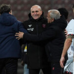 vincenzo cangelosi (coach perugia calcio) winner of the match during Perugia vs Torres, Italian football Serie C match in Perugia, Italy, March 11 2025
