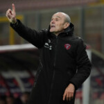vincenzo cangelosi (coach perugia calcio) during Perugia vs Torres, Italian football Serie C match in Perugia, Italy, March 11 2025