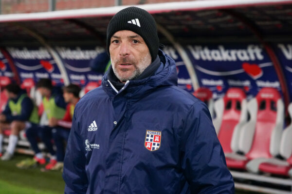 alfonso greco (coach torres)  during  Perugia vs Torres, Italian football Serie C match in Perugia, Italy, March 11 2025