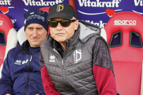leonardo menichini (coach us citta' di pontedera  during  Perugia vs Pontedera, Italian football Serie C match in Perugia, Italy, April 27 2025